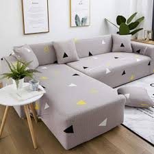 Choose machine washable, light, and durable cotton covers designed to add modern decor and panache to virtually any furniture type. Wymbk Universal Couch Covers Sofa Slipcovers L Shape Sofa Covers Stretch Corner Couch Covers For Kids Pet Sofa Furniture Protector Cover T Sofa 3 Seater 185 230cm 73 91inch Buy Online In Serbia At Desertcart 202854831
