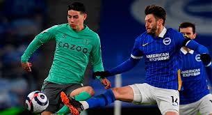 La mejor programación de fútbol de tu equipo. Premier League Criticas A James Rodriguez Por Su Flojo Partido En El Empate Entre Everton Y Brighton