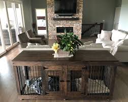 5 materials $60 4 hours easy a neighbor asked me if i could make her a simple outdoor table from some crates she had purchased. Single Door Kennel Handmade Wooden Dog Crate Furniture End Etsy Wooden Dog Crate Dog Crate Furniture Dog Kennel Furniture