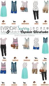 Kohls Casual Summer Outfits Mix Match Style Easy Outfits Casual Summer Outfits Kohls Outfits Summer Capsule Wardrobe