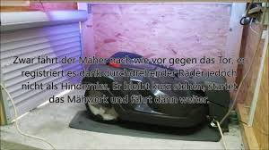 Husqvarna Automower Rolltor Der Mahergarage Mit Endschalter Steuern Rolltor Rasenmaher Roboter Schalter
