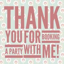 Thank You For Booking A Party Pampered Chef Party Pampered Chef Consultant Tupperware Consultant