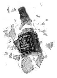 The Creative Brief Bottle Drawing Pencil Illustration Jack Daniels