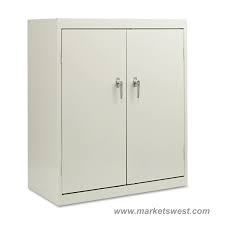 Cylinder locking drawers measure 21 w x 19 ¼ d x 5 h. Alera Heavy Duty Welded Metal Storage Cabinet 42x36x18