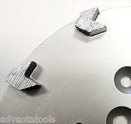 10” Concrete Grinding Head for Edco Blastrac Floor Grinders ...