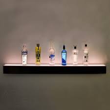 Explore a wide range of the best floating shelves on aliexpress to find one that suits you! 1 Tier Led Floating Shelf Led Lighted Floating Bar Shelves Wall Mount