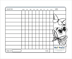 Paradigmatic Behavior Clip Chart Template Behavior Chart For