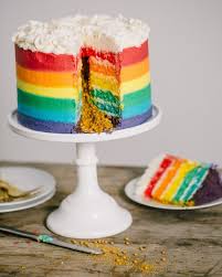 1001 Idees De Deco Pour Un Gateau Arc En Ciel Haut En Couleur Gateau Gateau Multicolore Gateau Pinata
