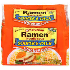 Maruchan Ramen Souper 6 Pack Chicken 18 Oz Pack Of 4 Ramen Noodle Soup Maruchan Ramen Chicken Flavors