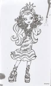 Use our special 'click to print' button to send only the image to your printer. Luc Elementix Ever After High Carnet Creatif Apple White Ever After High Monster High Art Fairy Coloring Pages