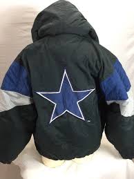 Dallas cowboys jackets are at the official online store of the nfl. Vtg 90 S Starter Dallas Cowboys 1 2 Zip Pullover Puffy Jacket Youth Small Hooded Puffy Jacket Sport Outfits Dallas Cowboys