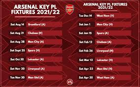 Jun 16, 2021 · manchester city, reigning english premier league (epl) champions, will kick start the 2021/22 season away to tottenham hotspur on the weekend of august 14. Aftv On Twitter Arsenal S Key Fixtures For The 2021 22 Premier League Season Tough Few Opening Games Aftv Afc Arsenal