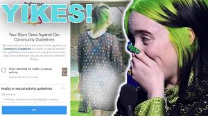 From brief videos of her in the studio to clips of her dog shark, fans got a glimpse into what eilish's life is like. Billie Eilish Banned From Instagram Hollywire Youtube