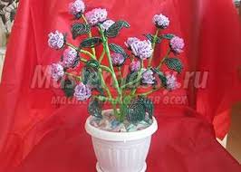 кустовая роза из бисера мастер класс с пошаговым фото Gladiolusy Iz Bisera Poshagovyj Master Klass