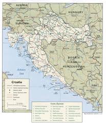 Political and administrative map of croatia. Map Of Croatia Political Map Worldofmaps Net Online Maps And Travel Information