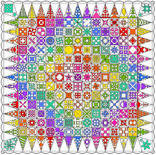 Maybe you would like to learn more about one of these? Rainbow Dear Jane Quilt Sew Sweetness