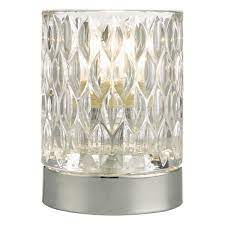 A touch lamp offers the convenience of activating the light with just a touch of your hand. Jill Touch Table Lamp Pol Chr Glass