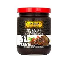 Sos black pepper dimasak dalam dua bahagian, pertamanya pemekat sos roux, dan keduanya kuah black pepper. Lee Kum Kee Black Pepper Sauce Reviews