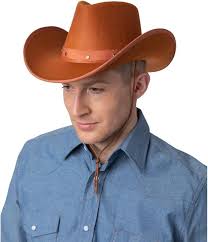 Wicked Adult Texan Country Cowboy Black Western Fancy Dress Accessory at  Amazon Men's Clothing store