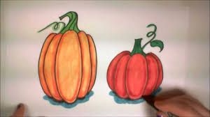 How to draw a cartoon pumpkin. Learn How To Draw Easy Pumpkins Icanhazdraw Youtube