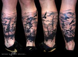 Imaginative Dark Forest Tattoo Wilderness Tattoo Sleeve Forest Skull Tattoo Shadow Tattoos In 2020 Forest Tattoos Tattoos Wilderness Tattoo
