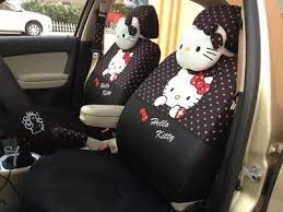 Hello Kitty Car Universal Full Seat Covers 18pcs Interior Accessories Hello Kitty Car Accessories Hello Kitty Car Hello Kitty