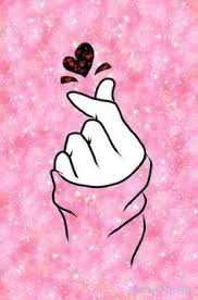 Wallpaper For Handphone Finger Heart Korea Di 2020 Galaxy Wallpaper Kertas Dinding Seni Surealis