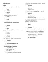 In animal farm, in what chapter does napoleon take the puppies, and is there another way that he has power over the other animals? Animal Farm Chapter 2 Quiz By Jeff Johnson Teachers Pay Teachers
