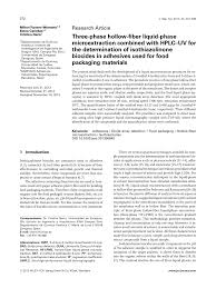 Aluminum conducts electricity and would set off just about any metal detector that somebody was using to find weapons. Pdf Three Phase Hollow Fiber Liquid Phase Microextraction Combined With Hplc Uv For The Determination Of Isothiazolinone Biocides In Adhesives Used For Food Packaging Materials