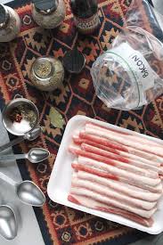 For dry rub cured bacon, use 0.25% cure #1 and 1.5 to 2% salt. Homemade Sugar Free Bacon