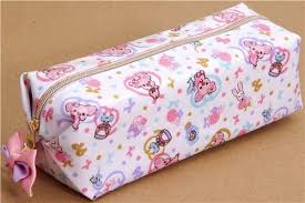 Piggy Girl Piglet Pencil Case With Ribbons By San X Pencil Case Pencil Bags Piggy