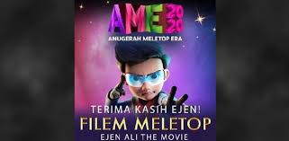 Anugerah meletop era menyaksikan 3 orang pengacara beraksi di atas pentas di pusat konvensyen antarabangsa putrajaya (picc). Showbiz Ejen Ali The Movie Wins Ame2020 S Filem Meletop