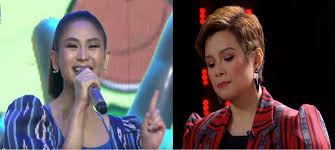The voice kids philippines 2015 blind audition: Philippines Top Song Artists Leah Salonga And Sarah Geronimo Wear Ifugao Fabric In The Voice Kids Wowcordillera