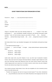 Penutup surat berisi ucapan terima kasih dan salam penutup. Contoh Surat Keterangan Lunas Hutang Contoh Surat