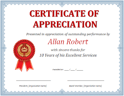 Present a certificate of excellence to an exemplary student or award the best halloween costume using any of the free certificate templates. Ms Word Certificate Of Appreciation Office Templates Online