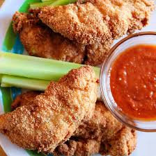 Keto Chicken Tenders Only 2 5net Carbs Compared To 64 This recipe does not use pork rinds for breading ! keto chicken tenders only 2 5net carbs