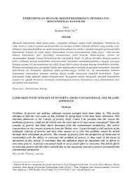 Kemiskinan absolut adalah kemiskinan yang diukur dengan menggunakan standar yang sifatnya konsisten, atau tidak terpengaruh terhadap waktu definisi kemiskinan absolut menurut word bank adalah : Pdf Perbandingan Tentang Konsep Kemiskinan Pendekatan Konvensional Dan Islam Radieah Mohd Nor Academia Edu