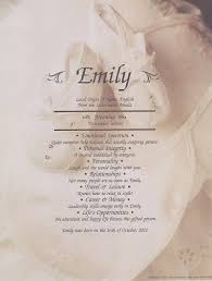 Emily Names With Meaning How To Be Outgoing Personalized Baby Book