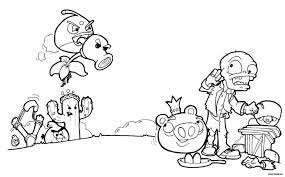 Discover free fun coloring pages inspired by plants vs zombies. Plants Vs Zombies Coloring Pages All Parts 1 2 3