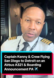 Captain Kenny & Crew Flying San Diego to Detroit