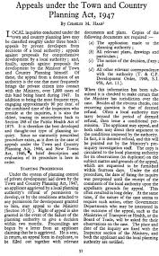 The text of the act consists of 75 sections and one schedule. Appeals Under The Town And Country Planning Act 1947 Haar1 1949 Public Administration Wiley Online Library