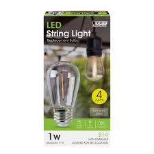 11 Watt Equivalent S14 Led String Light Replacement Bulbs Feit Electric