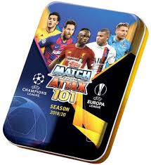 As the appetite for the match attax cards shows no signs of slowing, bulldog licensing is ramping up the consumer products programme with the announcement of two new licensing deals. Topps Match Attax 101 2019 20 Mega Tin Stickerpoint Match Attax Match Karten