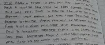 Sebutkan 3 Pensil Yg Baik Untuk Menggambar Brainly Co Id