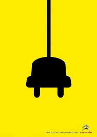 Karenhurley 100 Electric New Citroen C Zero Advertising Creative Advertising Print Ads Minimalist Prints