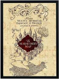 Colour footprints harry map marauders potter. Wb Official Licensed Harry Potter Marauders Map Poster A4 Frame Paper Print Movies Posters In India Buy Art Film Design Movie Music Nature And Educational Paintings Wallpapers At Flipkart Com