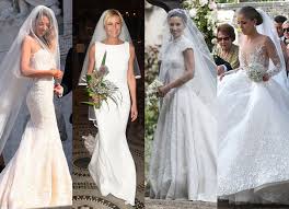 Visualizza altre idee su sposa, abiti da sposa, matrimoni reali. Gli Abiti Delle Neo Spose Vip Pizzo Tulle E Preziose Decorazioni In Cristalli