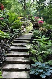43 Excellent Shade Garden Design Ideas Page 26 Of 45 Shade Garden Design Garden Stairs Pathway Landscaping