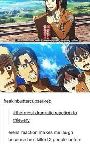 Since the code for sasha braus went rogue, i thought i should re upload it. Bwahahaha Sasha Braus Bein Her Usual Self Attack On Titan Funny Attack On Titan Meme Attack On Titan Anime