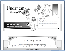 Hari ini team gelas pecah iseng membuat format undangan khitanan terbaru yang juga bisa digunakan untuk undangan walimatul khitan ms wo. Download Undangan Dian Permana Blog